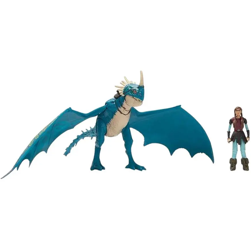 Набір Dragons Як приборкати дракона Смертельний Змійовик Буревійка 24 см та вершниця Астрід 7.5 см (SM66663/6074005) - фото 5