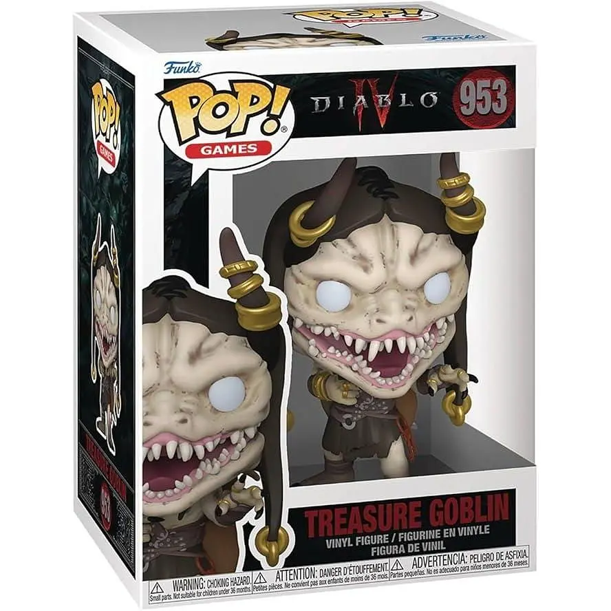 Фігурка Funko Pop Діобло Жадібний Гоблін Diablo Treasure Goblin 10 см D TG 953 - фото 3