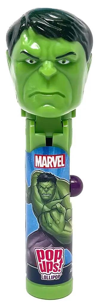 Іграшка з льодяником Халк Bip Disney Marvel Mix Pop Ups 10г