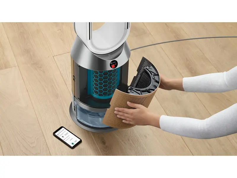 Кліматичний комплекс Dyson Purifier Humidify+Cool PH2 De-Nox White/Gold (545007-01) - фото 4