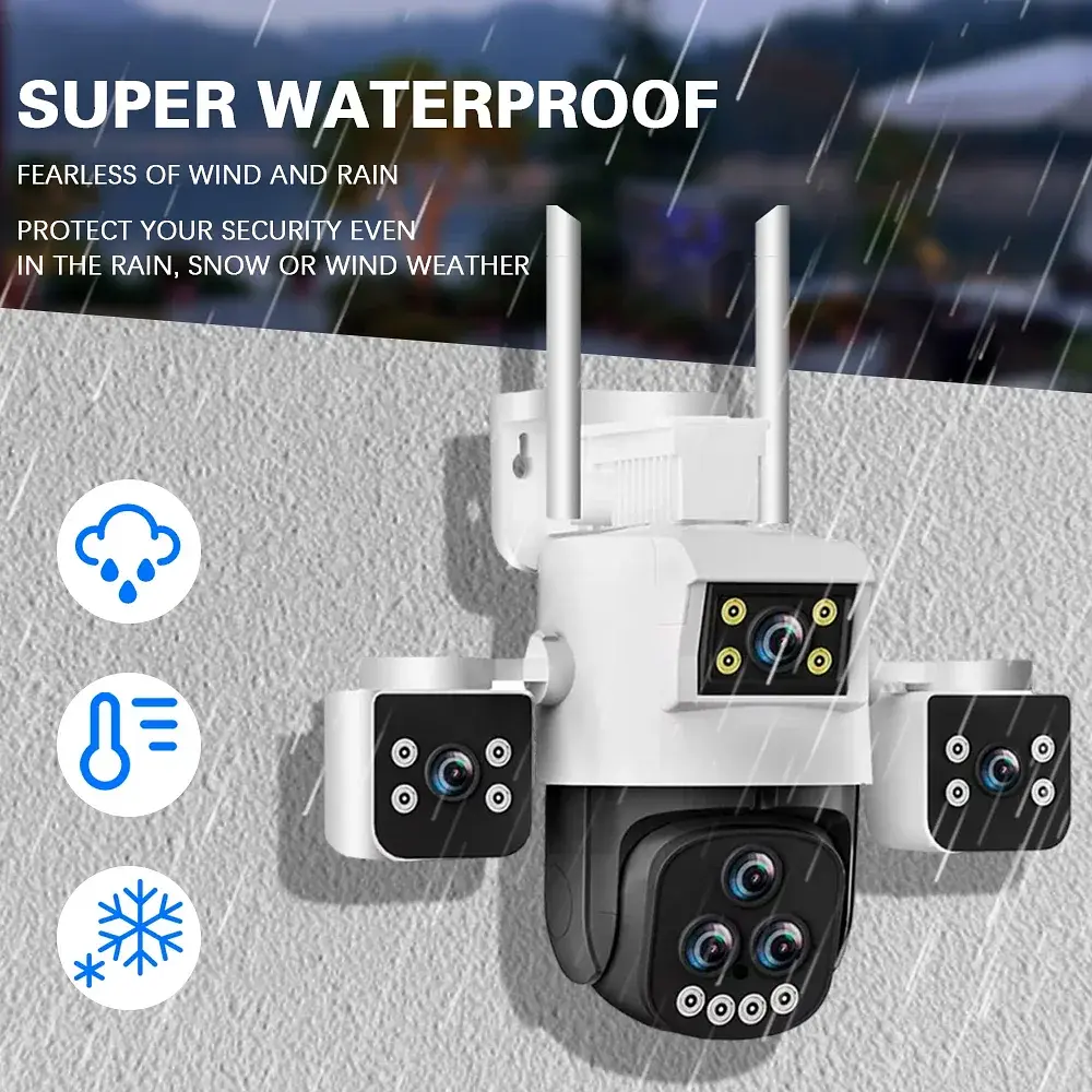 Зовнішня 20MP IP WiFi камера QEARIM PC-288-10K-5 Лінз 20X Zoom IPC 360 - фото 6