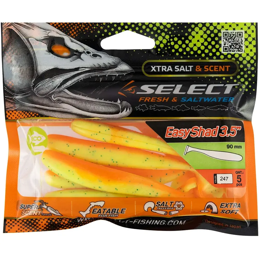Силікон Select Easy Shad 3.5" #247 (5 шт/уп) - фото 2