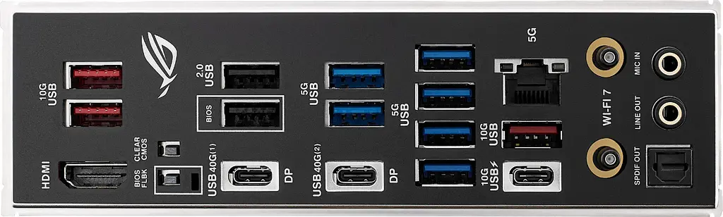 Материнcька плата Asus X870E-H ROG Strix Gaming Wi-Fi 7 Socket AM5 (ROG STRIX X870E-H GAMING WIFI7) Б/В - фото 3