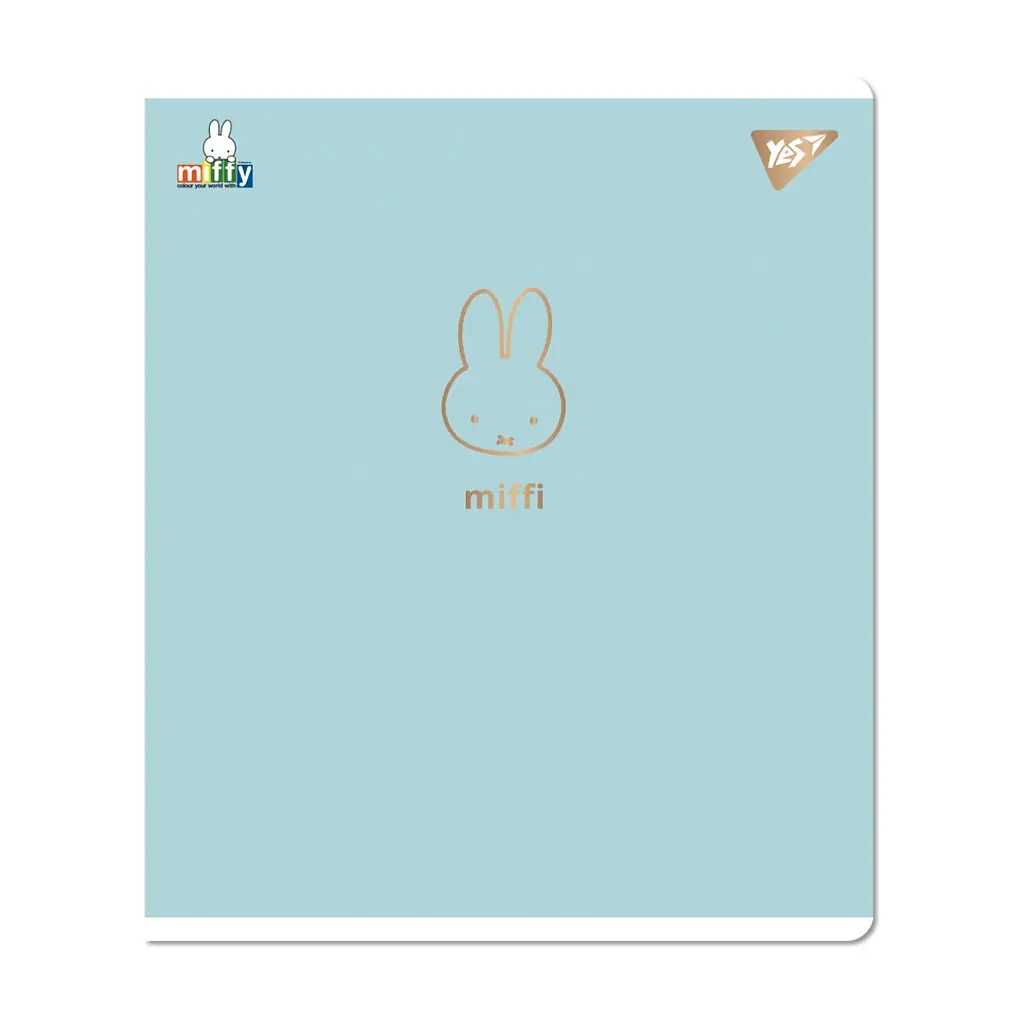 Зошит Yes Gold Miffy А5 12 аркушів клітинка (767492), в асортименті - фото 5