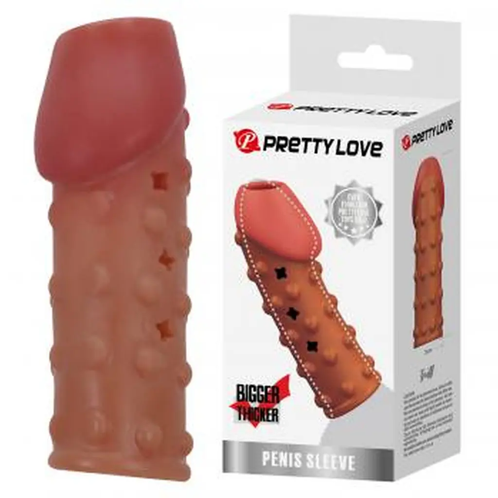Насадка на пеніс PRETTY LOVE Penis Sleeve, TPR, Waterproof PRETTY LOVE BI-026274 103668