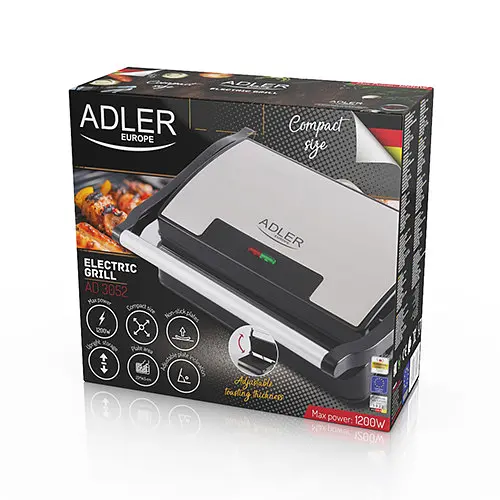 Гриль контактний Adler AD 3052 - фото 10