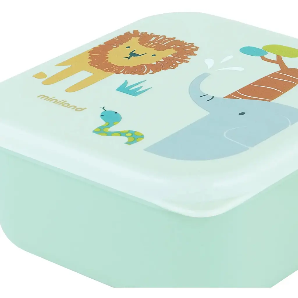 Набір контейнерів для їжі Miniland Jungle 3 шт. (89623) - фото 2