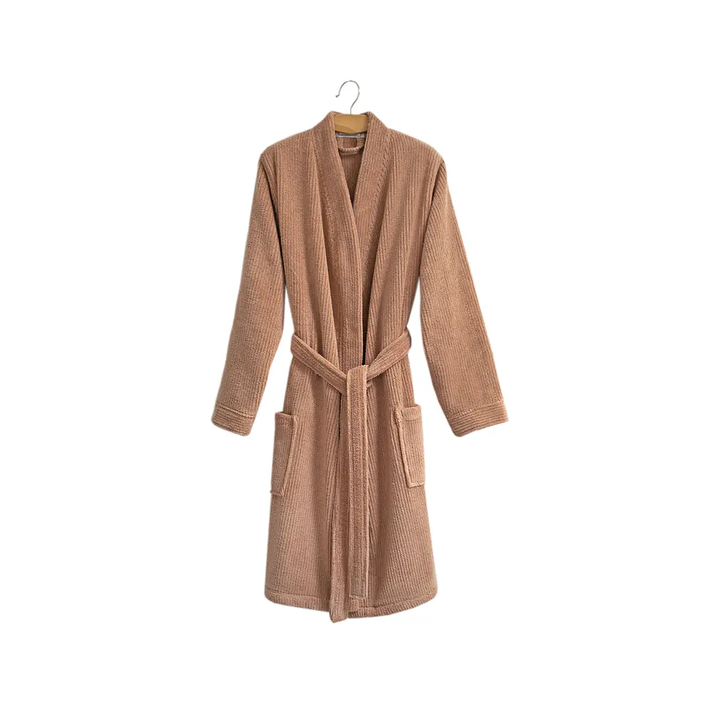 Халат-кимоно unisex Lotus Home - Bold Microcotton kiremit махровый L - фото 6