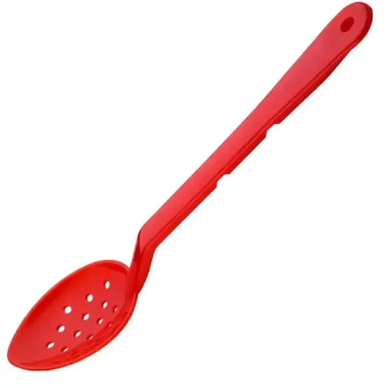 Ложка кухарська Bora Plastik для роздачі перфорована 33 см Червона (BO718RD)