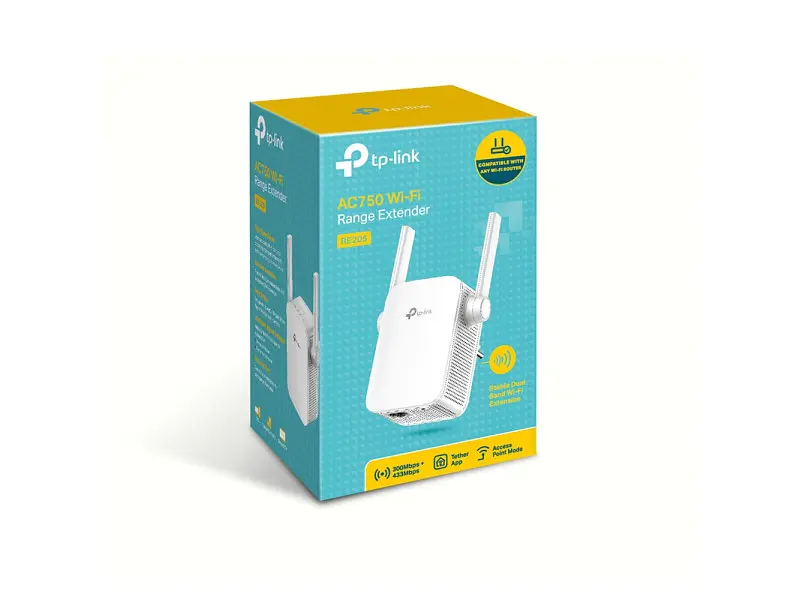 Підсилювач сигналу Wi-Fi TP-LINK RE205 - фото 3