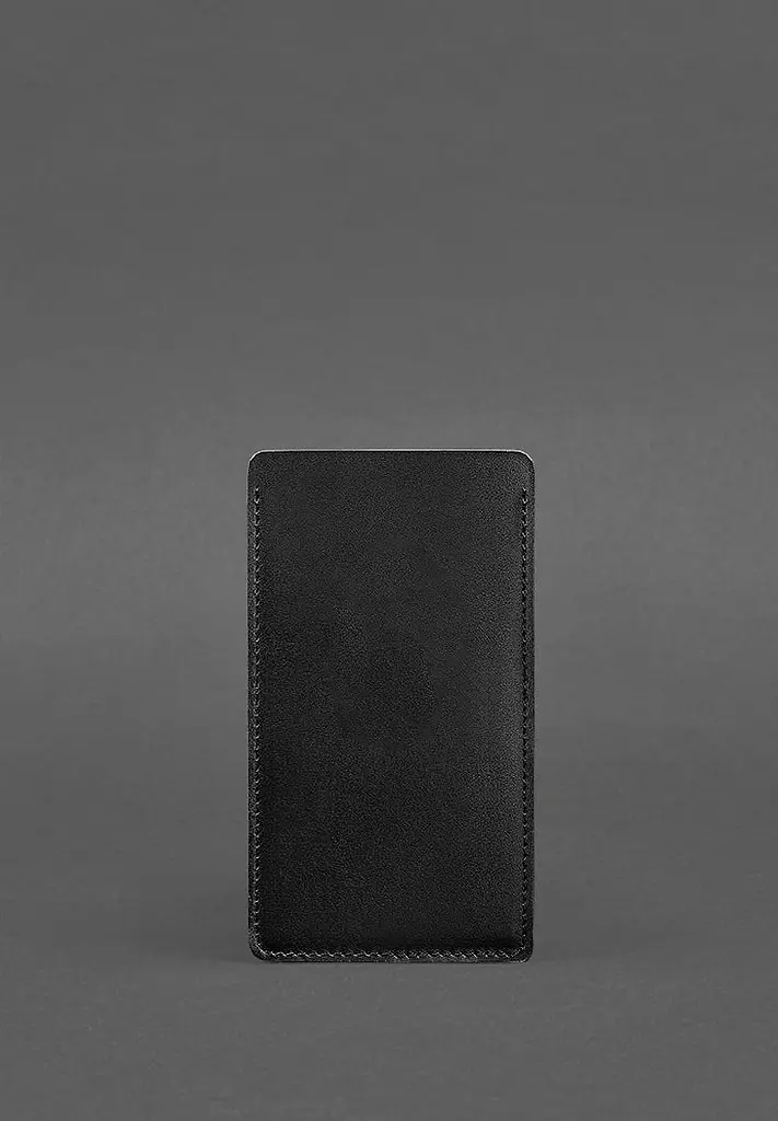 Кожаный чехол для iPhone 11 Черный Краст - фото 3