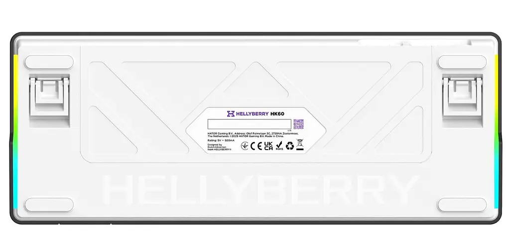Клавіатура HATOR Hellyberry HK60 White-Violet (HK60) - фото 4