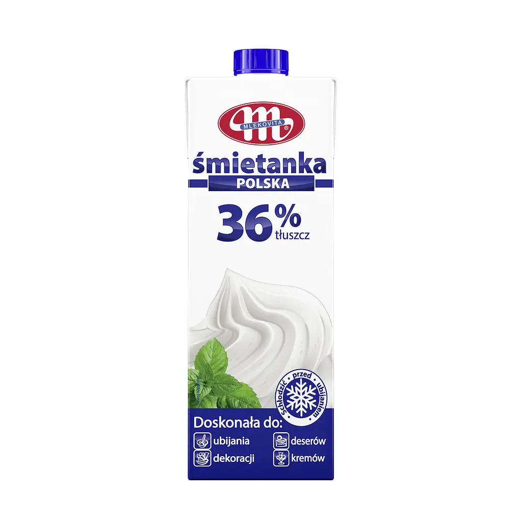 Вершки кондитерські Mlekovita Deserowa smietanka 36% 1л.