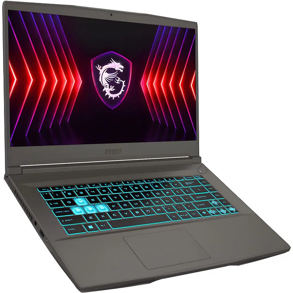 Ноутбук MSI Thin 15 B13VE (15.6 FHD IPS LED 144 Hz, Intel Core i7-13620H, 16 GB, 512 SSD, RTX 4050 6 GB, DOS) Gray (B13VE-3483XUA) - фото 7