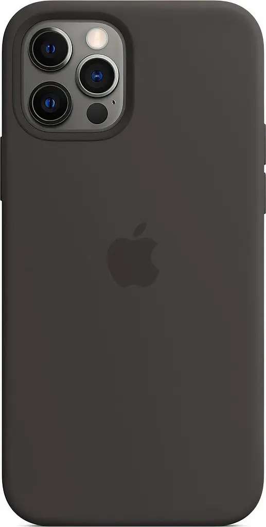Чохол оригінальний силіконовий Silicone Case MM2A3ZM/A MagSafe (Original) для Apple iPhone 12/12 Pro (6.1") Black - фото 7