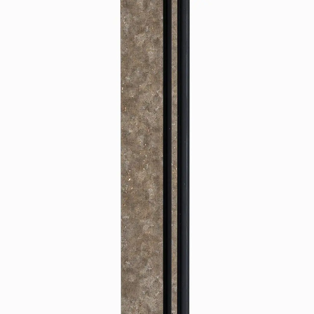 Рейка декоративна Wall Sticker PS 2900х120х12 мм Сіро-коричневий із золотими вкрапленнями SW-00002138 - фото 5