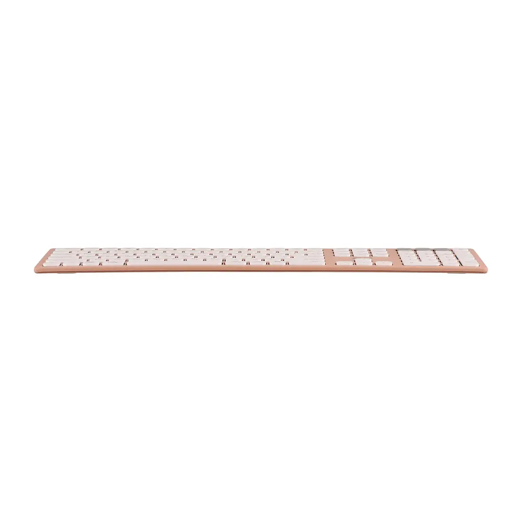 Клавіатура ножицьна бездротова 2E KS-270 Pink-White, 109key, WL/BT, EN/UK - фото 3