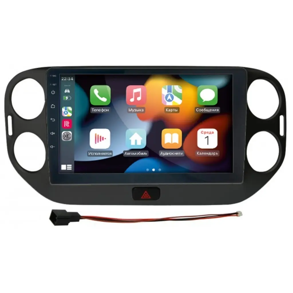 Штатна магнітола Volkswagen Tiguan, Golf Plus 2008-2016 Black Decker D10-007 4x64, DSP, 360, 4G Decker (НФ-00006859) - фото 2