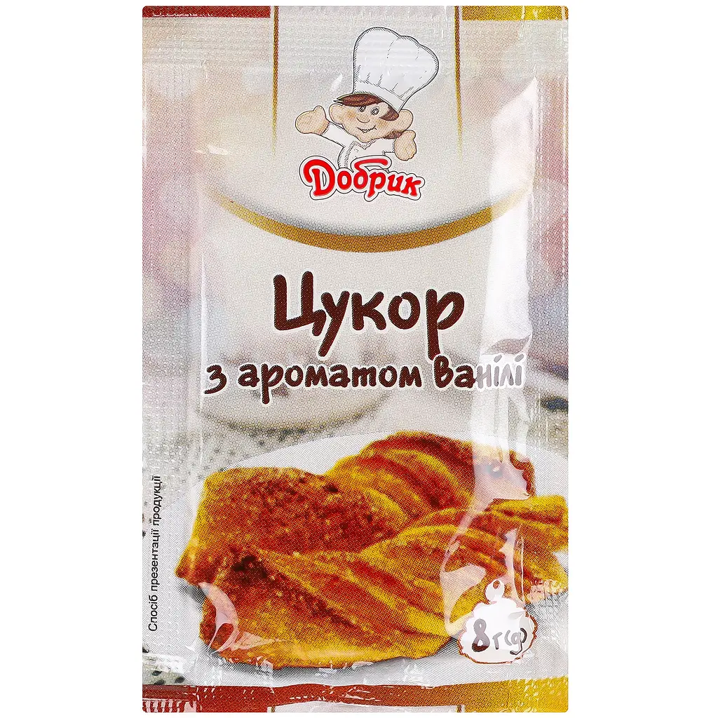 Цукор з ароматом ванілі Добрик 32 г (4 п. x 8 г) - фото 2