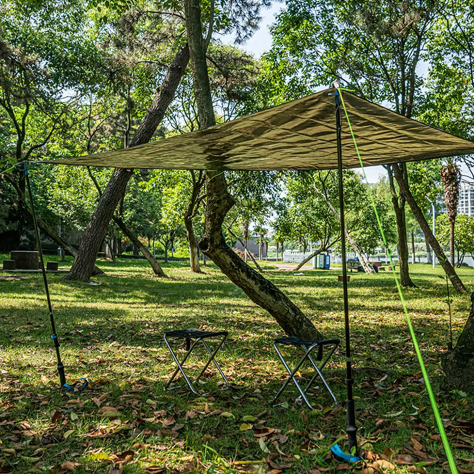 Килимок кемпінговий багатофункціональний Naturehike NH20FCD03, 230х260 см, алюмінієва плівка - фото 7