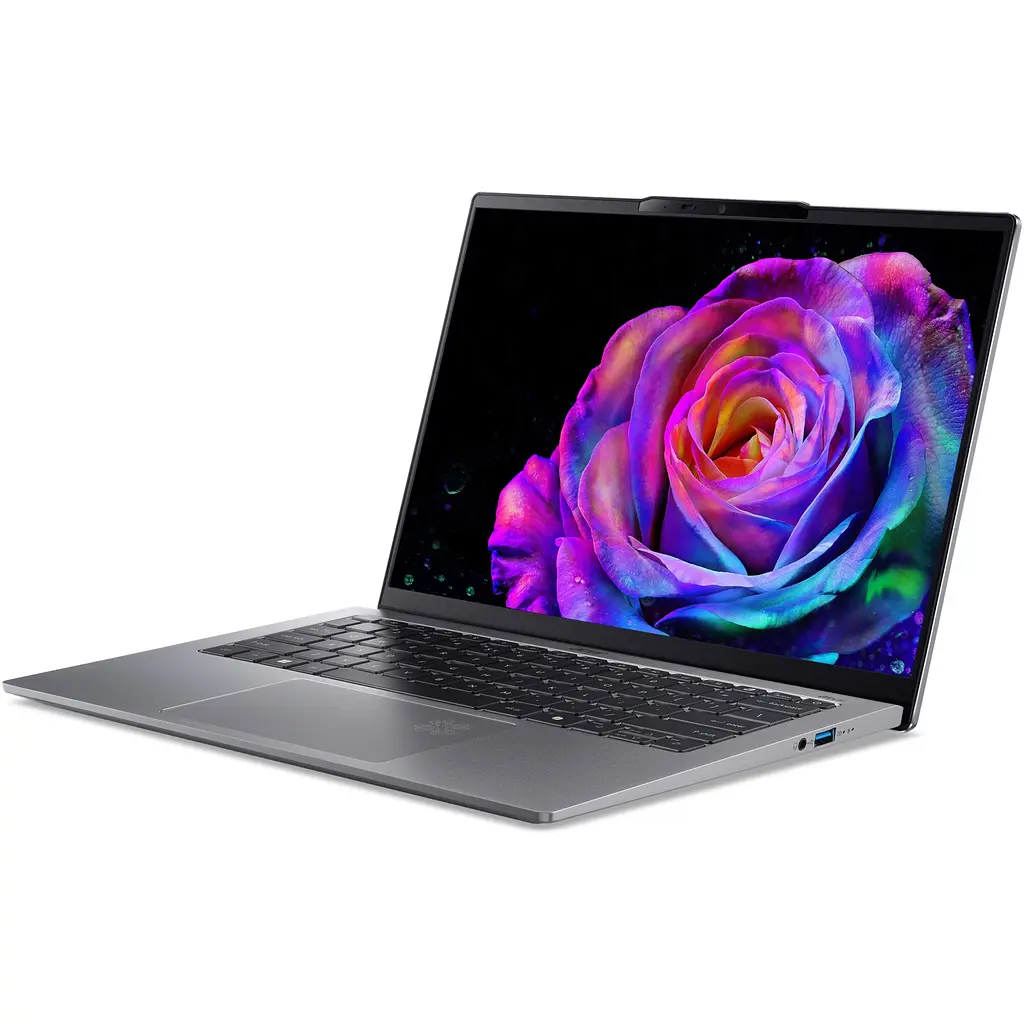 Ноутбук Acer Swift Go 14 AI OLED SFG14-64-R686 з процесором AMD Ryzen™AI 7 350 pana la 5.0GHz, 14'', WUXGA, OLED, 32GB LPDDR5X RAM, 1TB SSD, AMD Radeon™ 86 - фото 3
