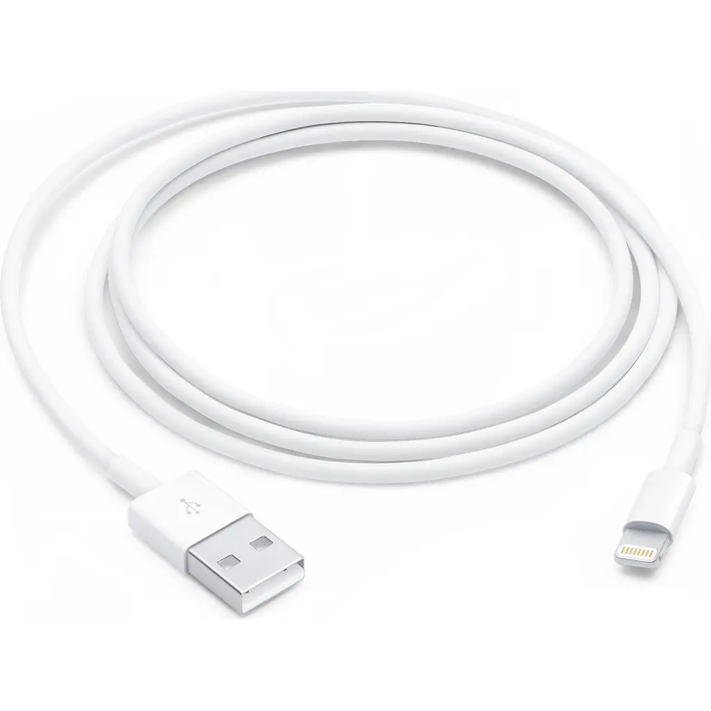 Кабель Apple Lightning to USB 2.0 White [MD818] HC [7031] - фото 2