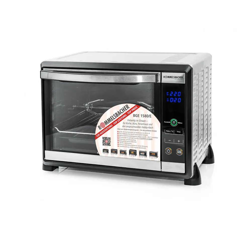 Электропечь с грилем Rommelsbacher BGE 1580/E, 30 л - фото 10
