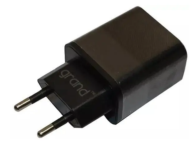 Зарядное устройство быстрое 2 порта Grand D20QP-1 2 USB QC 3.0 18 W + PD20W + кабель Type-C to Type-C - фото 2