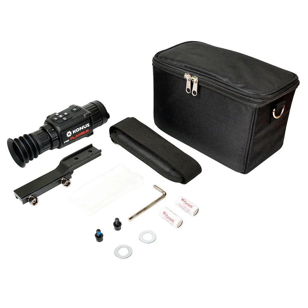 Тепловизионный прицел KONUS FLAME-R 2.5x-20x 256x192 - фото 7