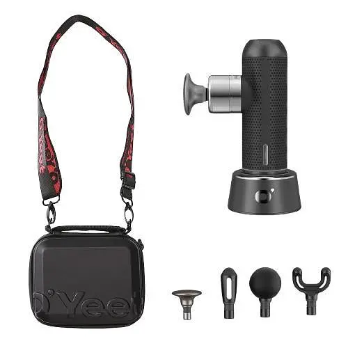 Перкусійний ручний масажер для тіла Oyeet NEX mini MG-M1 (GREY) - фото 7