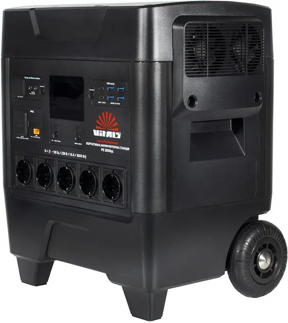 Портативная аккумуляторная станция Vitals Professional PS 3600qc (217493) - фото 9