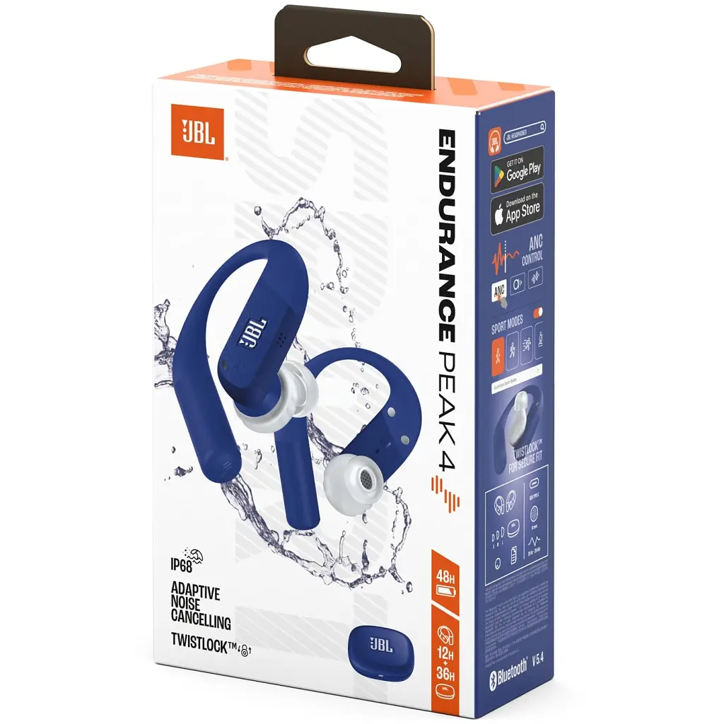 Навушники JBL Endurance Peak 4 Blue (JBLENDUPEAK4BLU) - фото 8