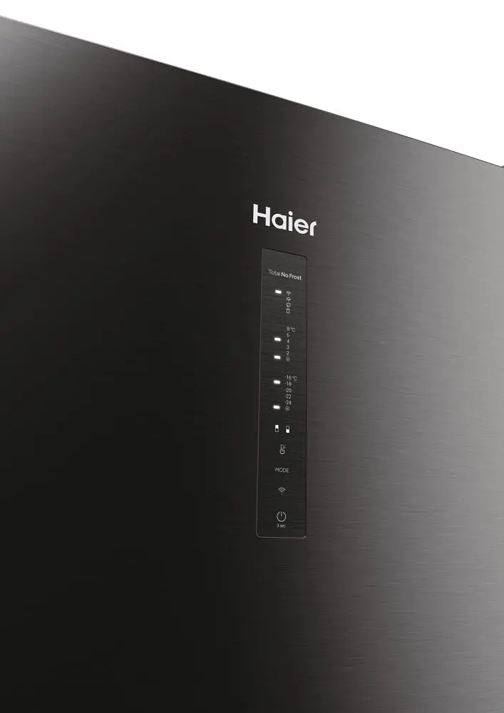 Холодильник Haier с нижней морозильной камерой А+ NF инвертор дисплей нулевая зона черный (HDW3620DNPD) - фото 6