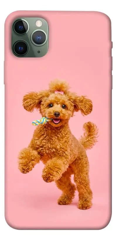TPU чохол Demsky Happy poodle для Apple iPhone 11 Pro Max (6.5")