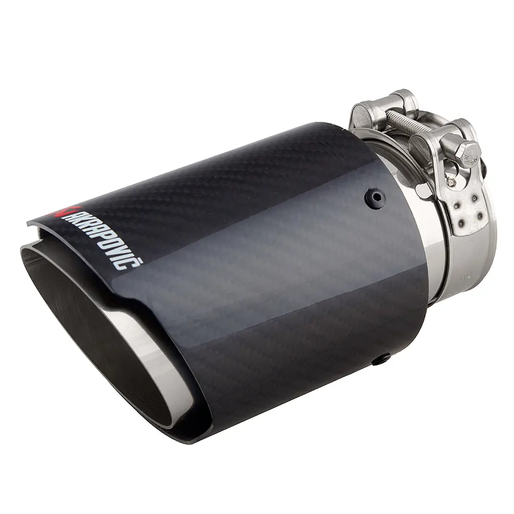 Насадка на глушник Аkrapovic 165 x 64 x 89 мм Глянець Хром Карбон (NG-1142B gl) - фото 3