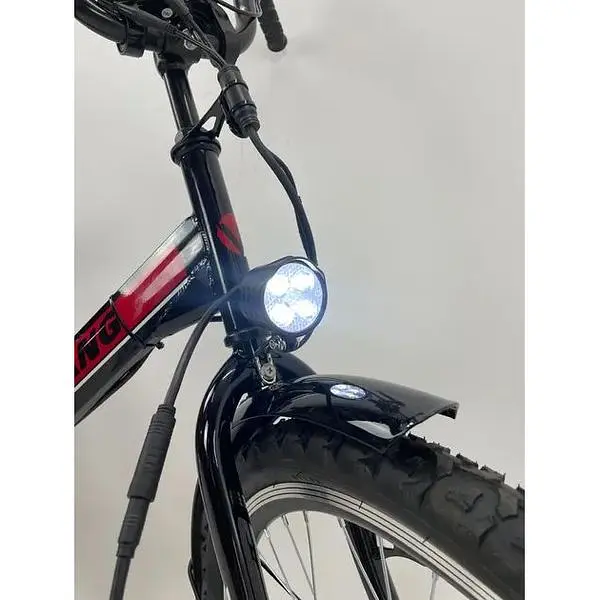 Електровелосипед Mustang 24 дюйми 500W 36V 18Ah червоний - фото 12