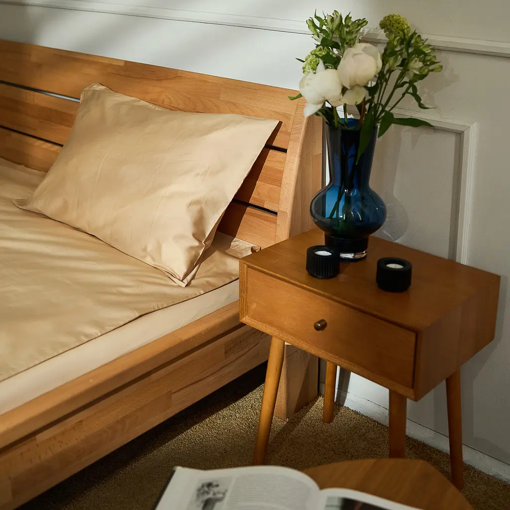 Простирадло на резинці MBM HOME Досвітня тиша 160x200 см бежеве (BL-FS-72 WARM PEBBLE)