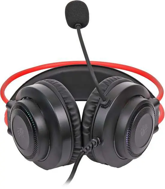 Ігрова гарнітура Bloody A4Tech G200S Black Red (G200S Black+Red) - фото 4