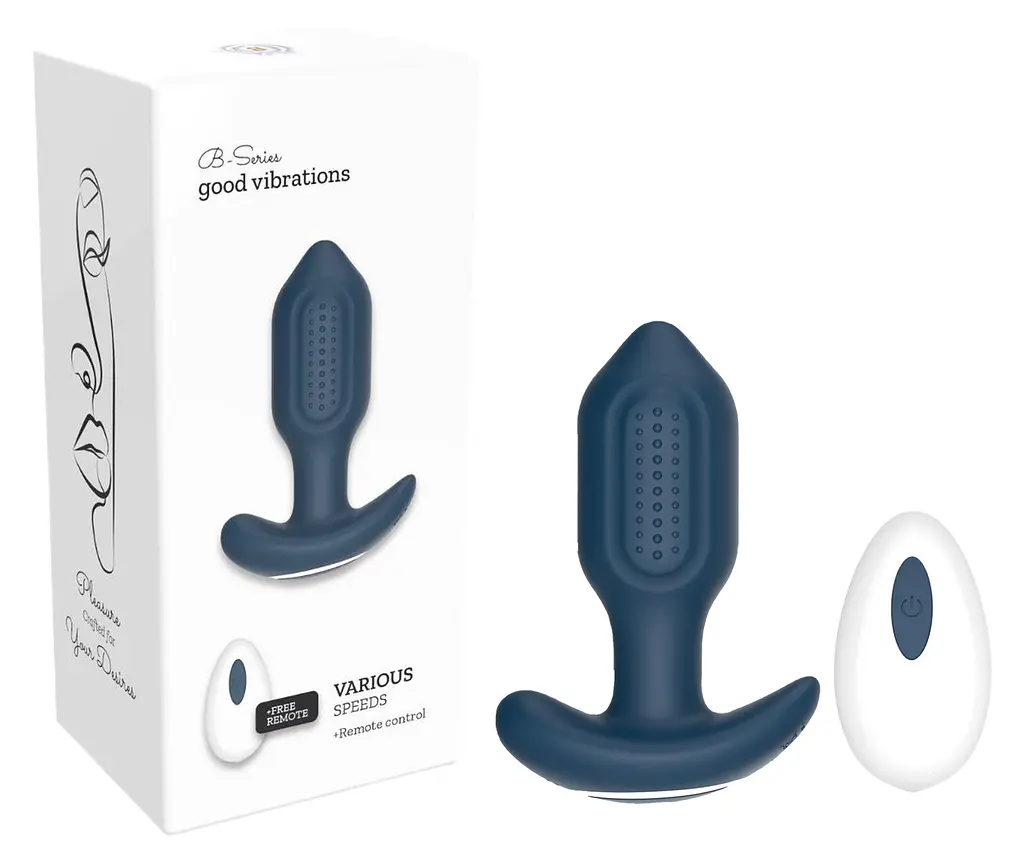 Анальна пробка - Vibrating Anal Plug, Remote Control - фото 8