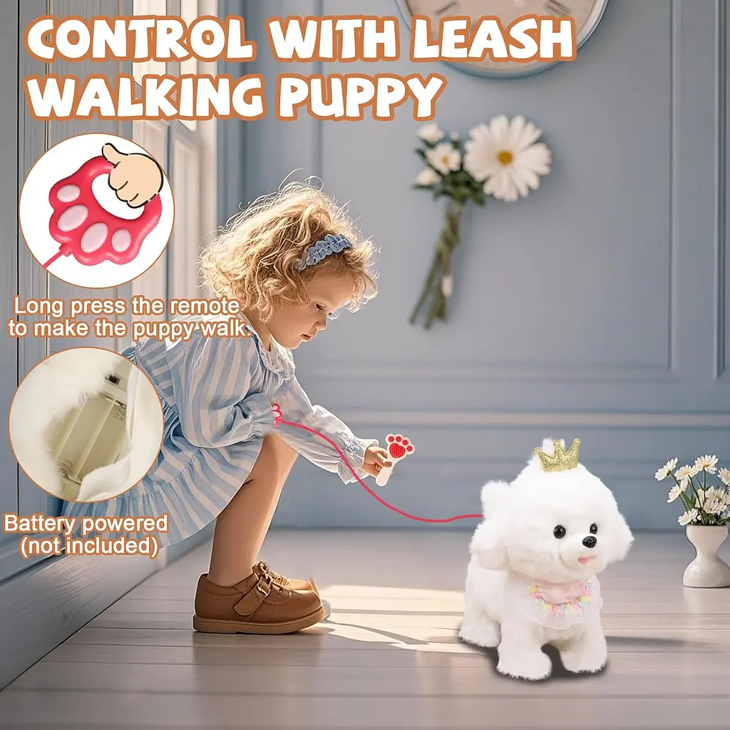 Интерактивная мягкая игрушка AiDA Princess Dog (AD933-191E) - фото 5