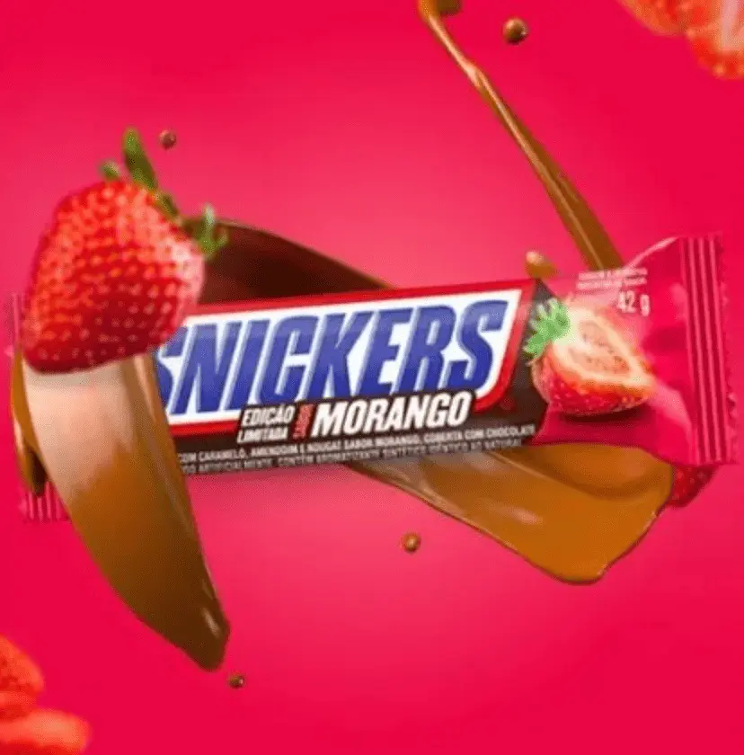 Шоколадний батончик Snickers Chocolate Morango 42 г - фото 3