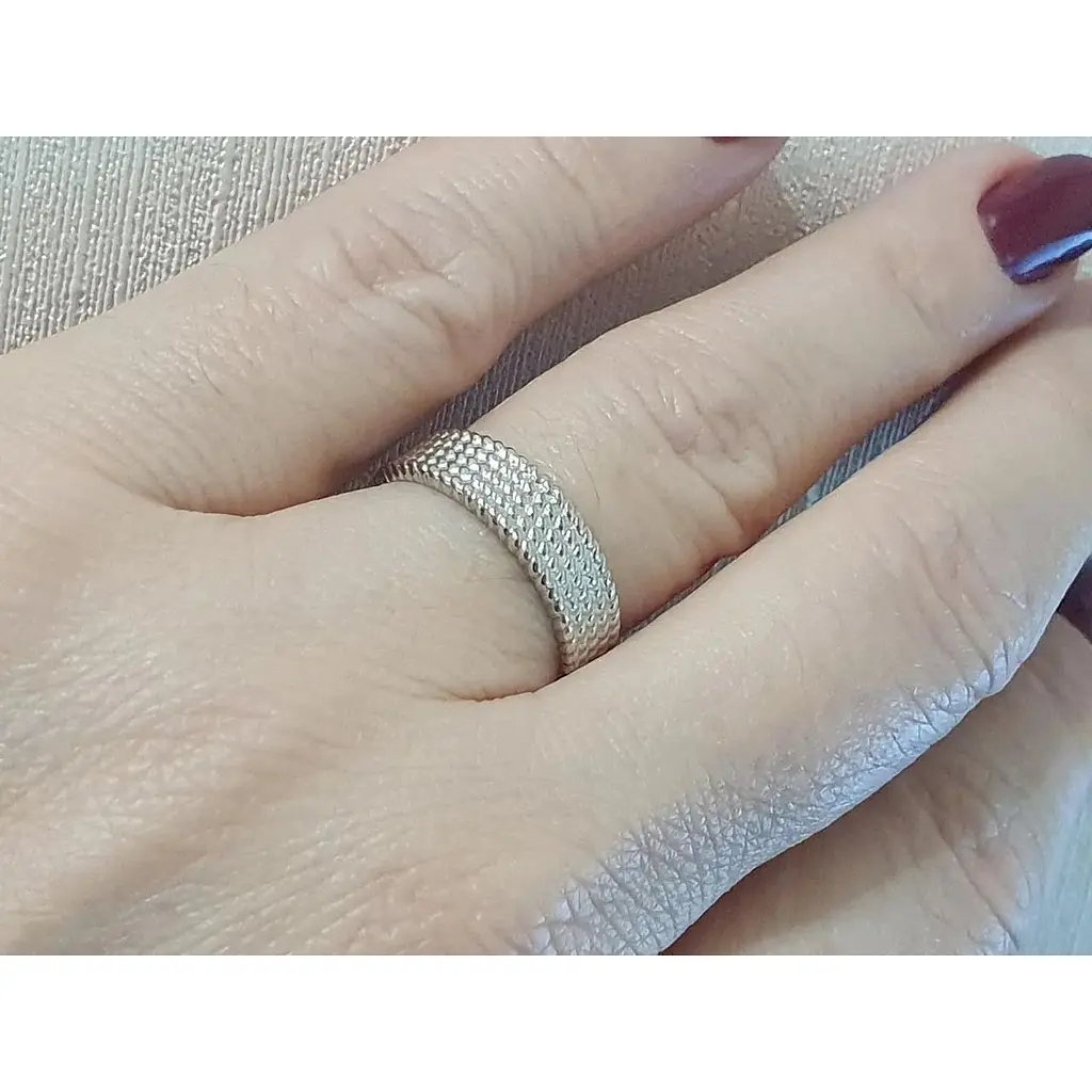 Срібне кільце Vegas. 10174р 17,5 - фото 2