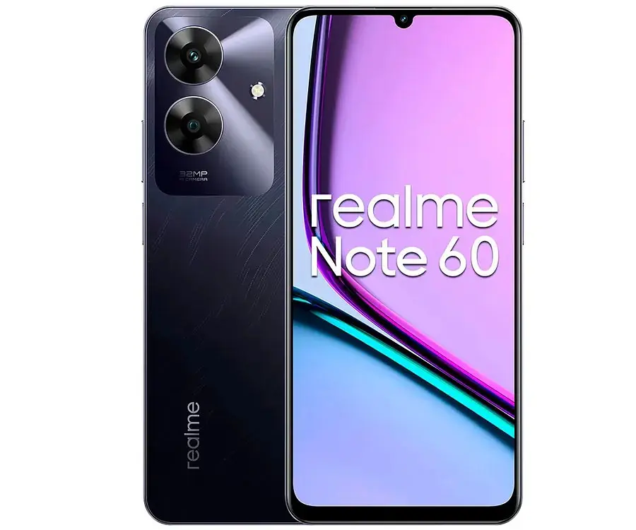 Смартфон Realme Note 60 4/128 GB RMX3933 Marble Black (чорний) - фото 4