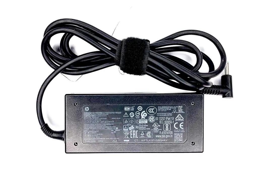 Блок живлення HP 65w 4.5 x 3.0 - Blue Pin - Б/В - фото 2