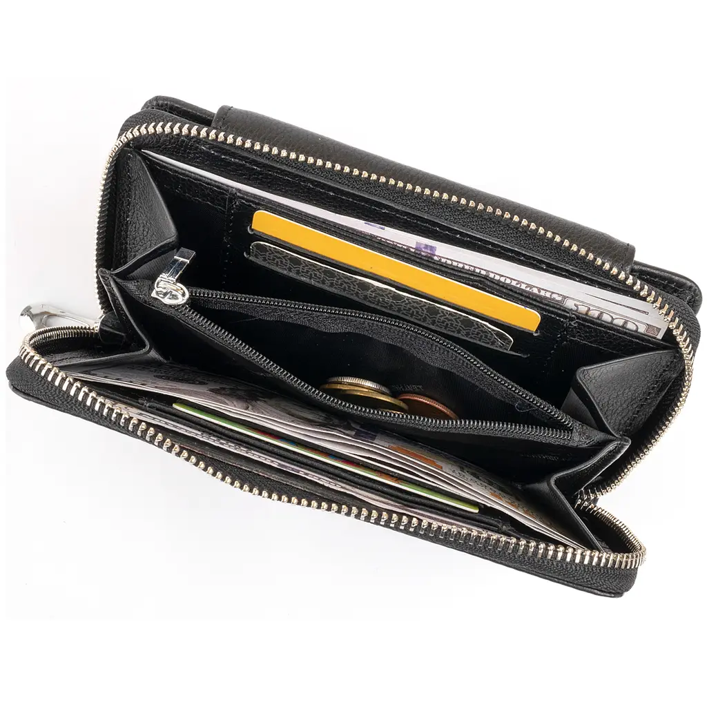 Кожаный женский кошелек ST Leather 19х9.5х2.5 см acs0015409 - фото 4