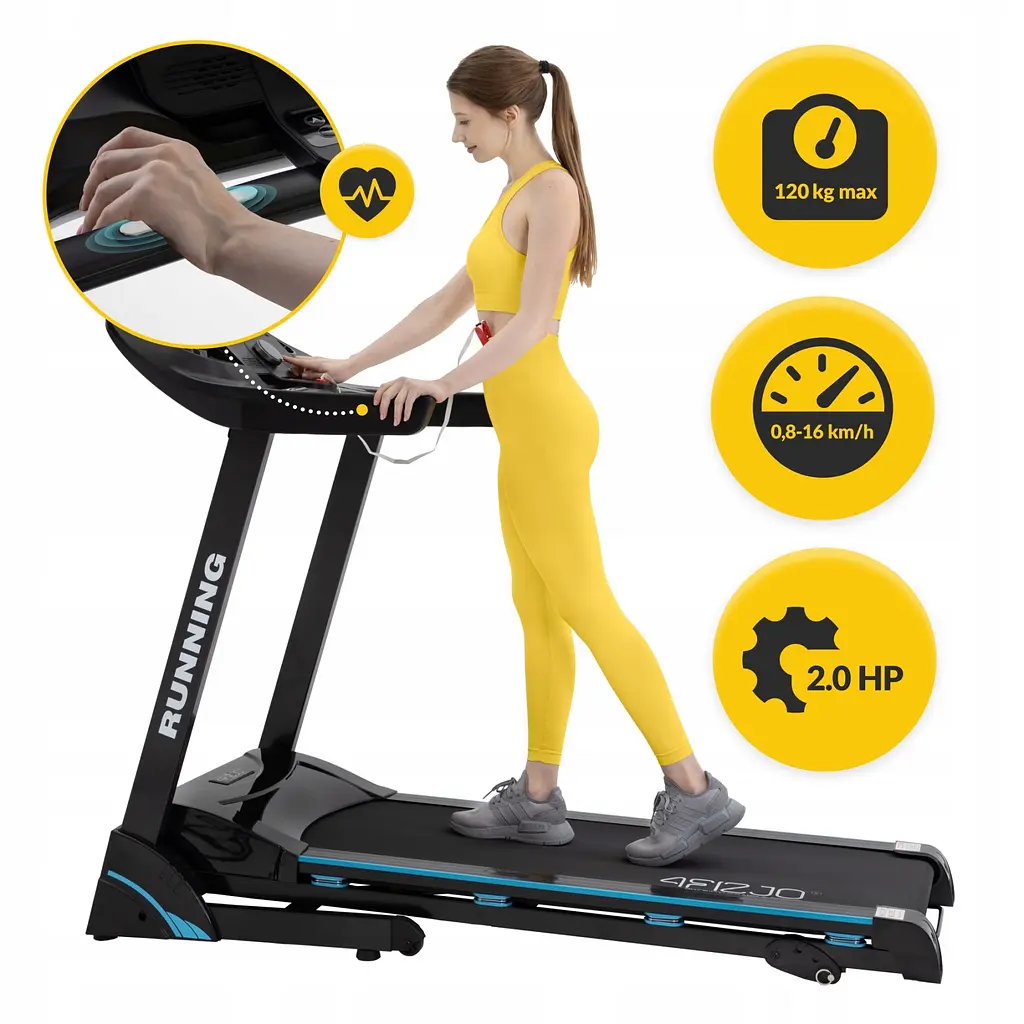 Беговая дорожка 4FIZJO TM Nero (P-5907739319302) - фото 4