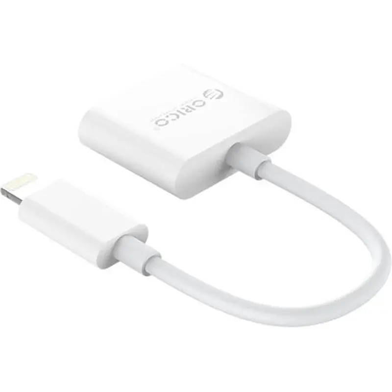 Перехідник Lightning to 3.5mm/Lightning 2LT-WH-BP Orico (CA912797) - фото 2