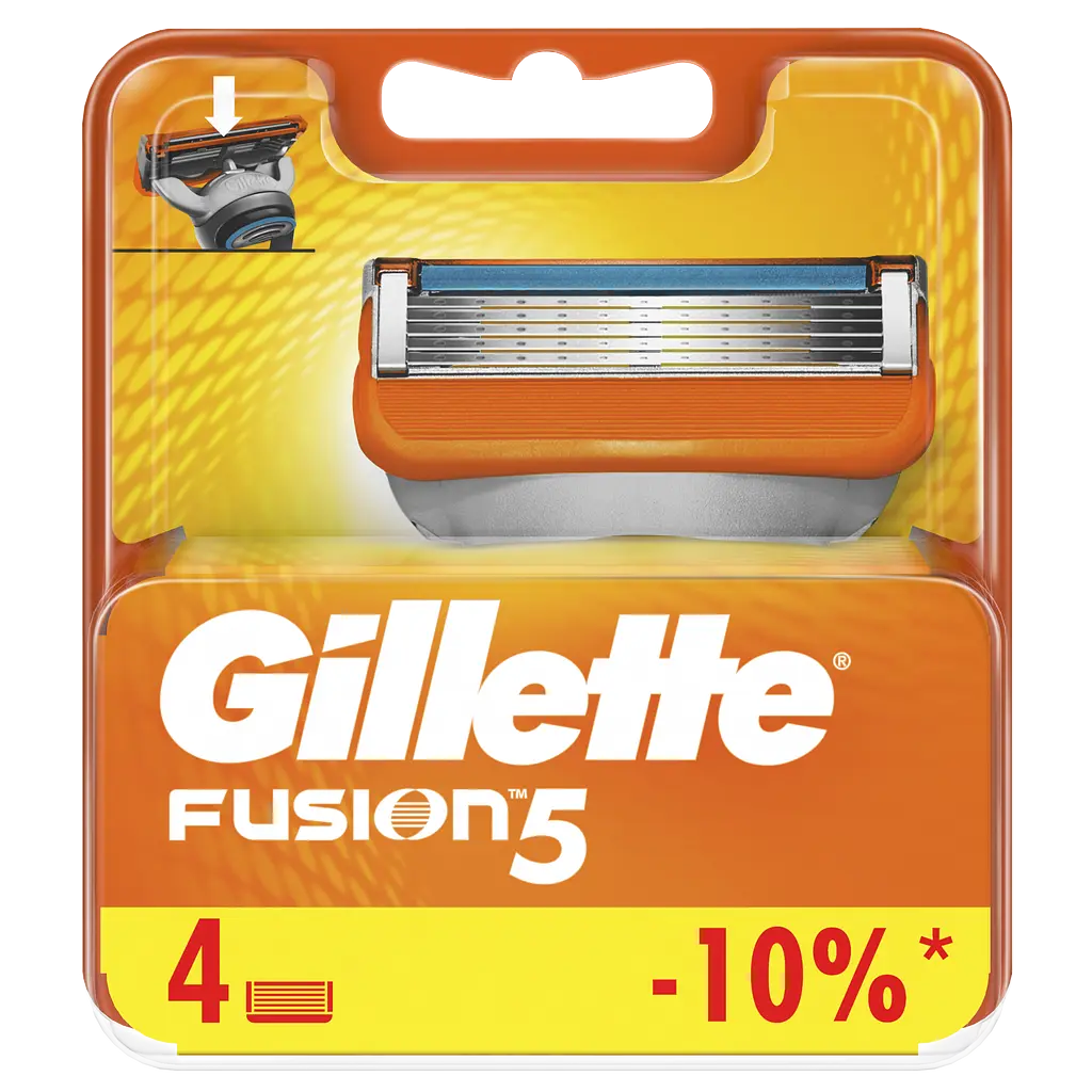 Сменные картриджи для бритья Gillette Fusion, 4 шт. - фото 2