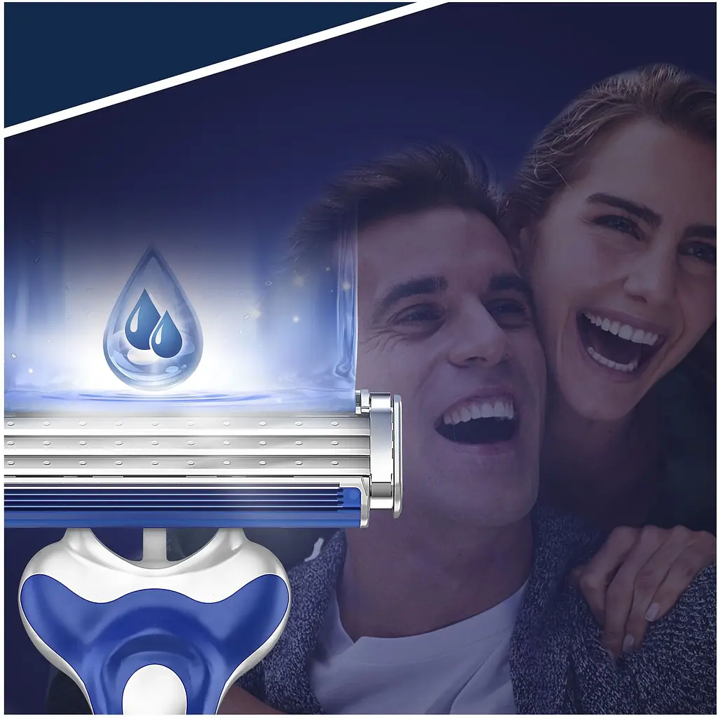 Одноразові станки для гоління чоловічі Gillette Blue 3 Comfort, 8 шт. - фото 5