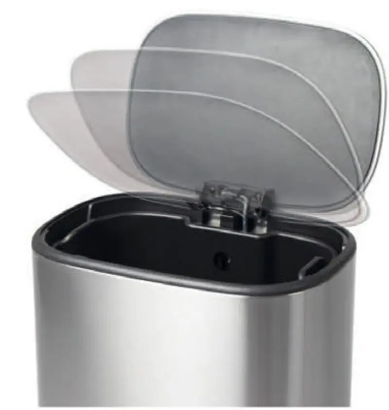 Відро для сміття Mixxus Premium Diverse-TC0105 SS Color 5л з плавним закриттям овальне нержавіюча сталь MI7078, Нержавіюча сталь - фото 5